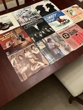 Collection of 10 Vintage Country Vinyl Records. Please Read Description