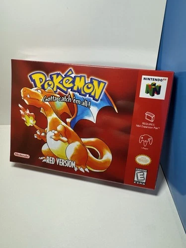 Pokémon Red Version Nintendo 64 Sealed Brand New Never Opened