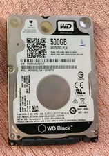 WD Black 500GB 2.5" SATA HDD Drive WD5000LPSX - Used conditon Caution status