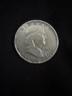 1949 Benjamin Franklin Silver Half Dollar 90% Silver