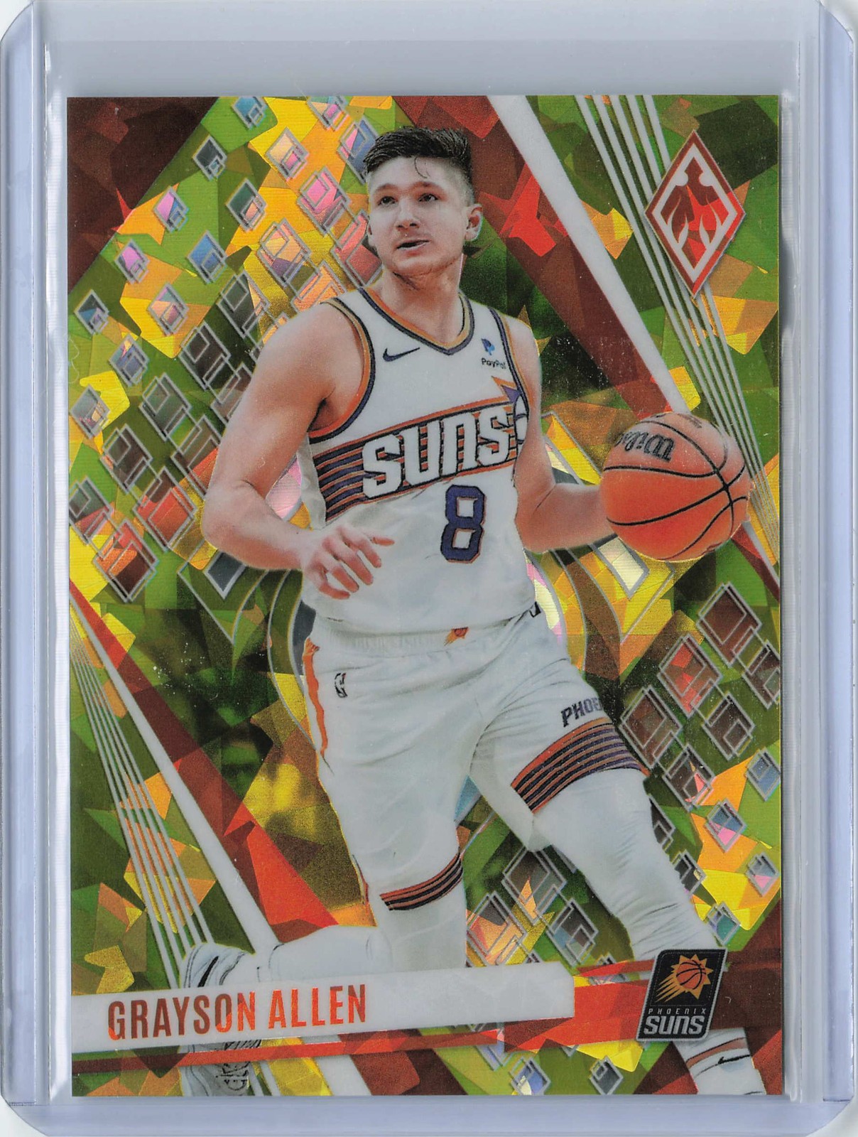 2023-24 Panini Phoenix Yellow Ice #167 Grayson Allen SN 49/175