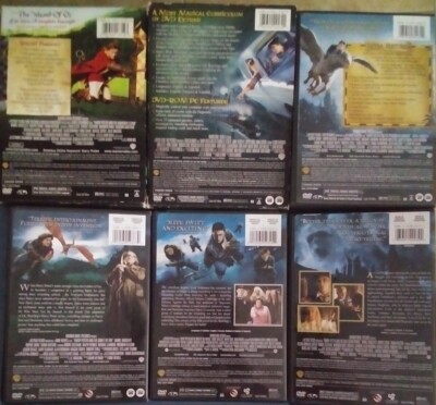 Harry Potter DVD Collection VGC (Parts 1-6)