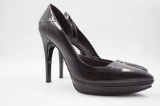 Hugo Boss Pumps Shoes EU 40 Black Plain Leather Stiletto 12cm