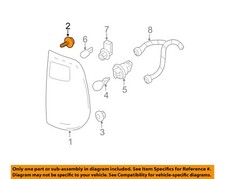 FORD OEM Taillight Tail Light-Rear-Tail Lamp Assembly Screw N808955S439