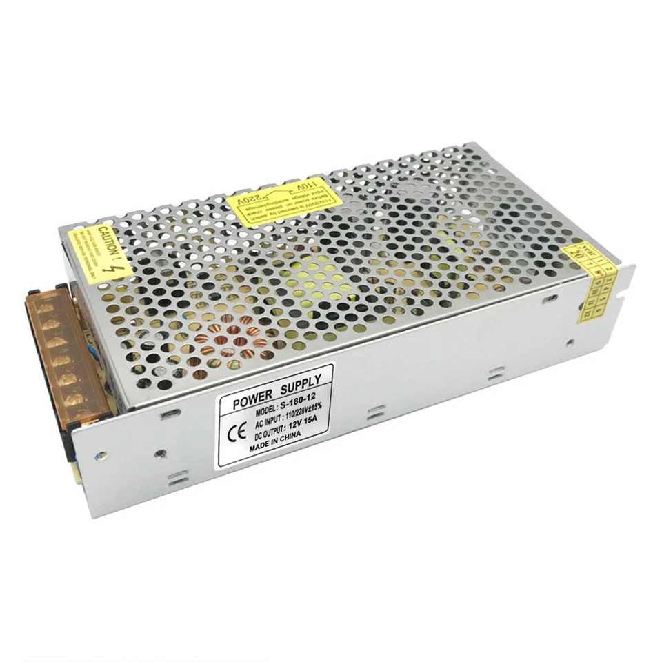 220V auf 12V 15A 180W AC /DC Einbaunetzteil Schaltnetzteil Netzteil Adapter Tool - Bild 2 von 4