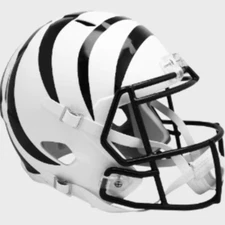 Cincinnati Bengals Full Size Speed Replica Football Helmet 2022 Alternate - NFL.