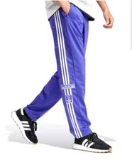 New MEN'S ADIDAS ORIGINALS ADIBREAK Snap Button Track PANTS zip pockets IM8228