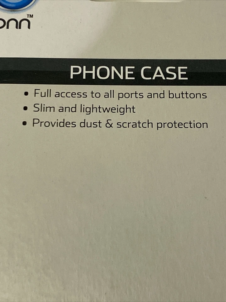 Funda para teléfono celular Onn Samsung Galaxy S10 negra delgada ligera nueva Foto 3 de 4