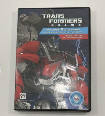 TransFormers Prime (DVD, 2011, Includes 3 Episodes 7, 8, 10) Hasbro Studios