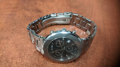 ADAJIO CHRONO WATCH GR7001M TUNGSTEN CASING/BAND EXCELLENT CONDITION Ships Free!