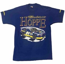 Vintage Nascar Brian Hoppe 90’s Men’s Large Fruit Of The Loom Activewear T-shirt