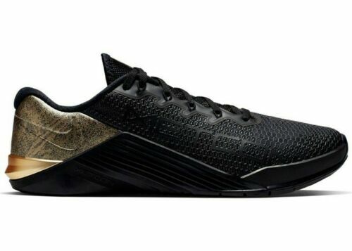 nike metcon 5 gold black