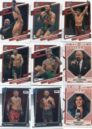 2022 Donruss Optic UFC PICK YOUR CARD for SET BASE, RATED RC, VOICES OF OCTAGON