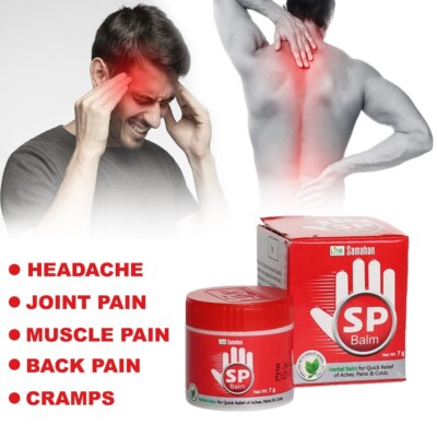 SP herbal Balm Quick Relief for Aches Pains Cold Headache Sore throat Joint Pain