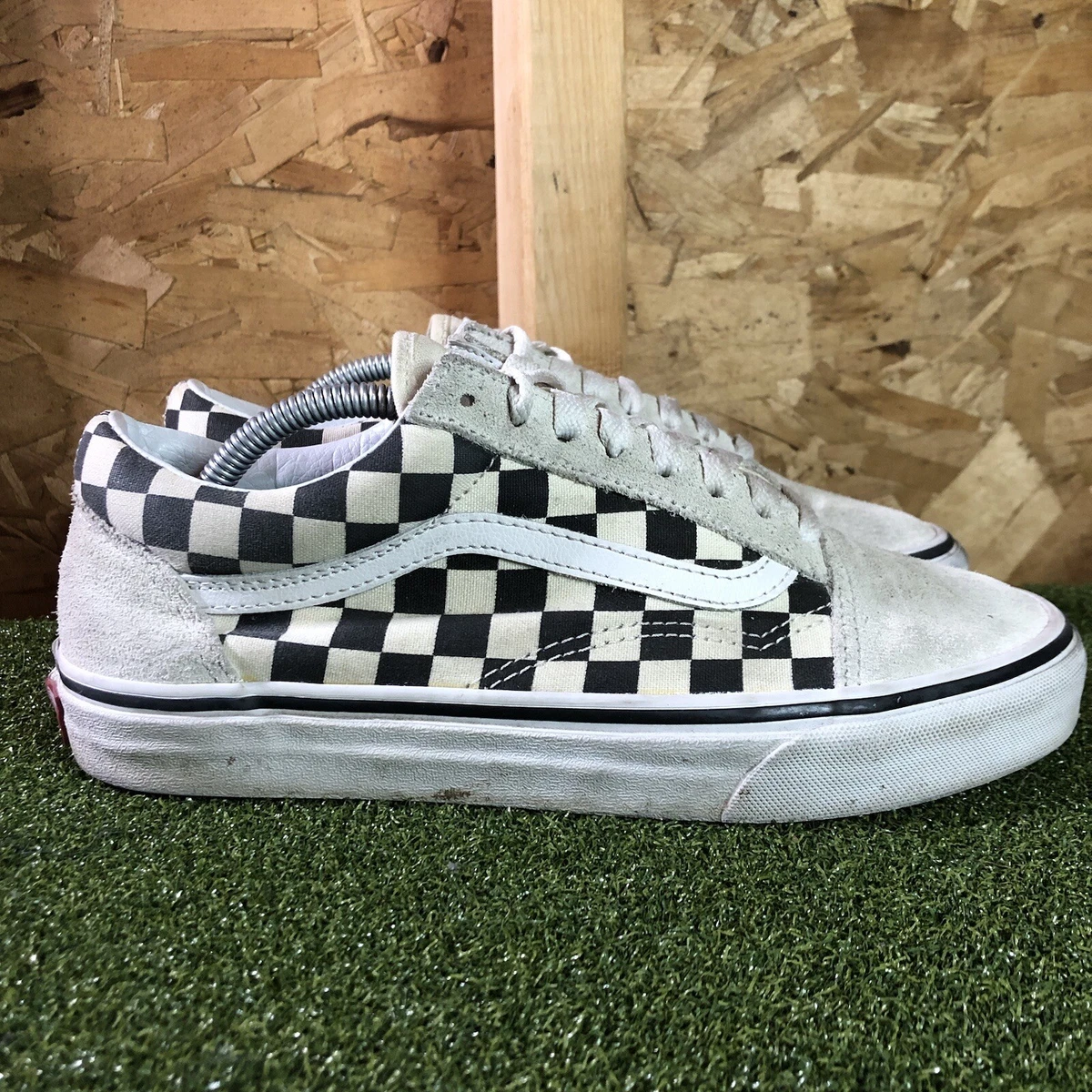 Vans checkerboard old sales skool slip on