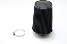 1320 Performance 4 Inch Universal Air Filter Cone Reusable Tall Version Black