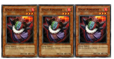 Yugioh - 3X Stray Asmodian - Common - 1st Edition - CDIP-EN012 - Near Mint