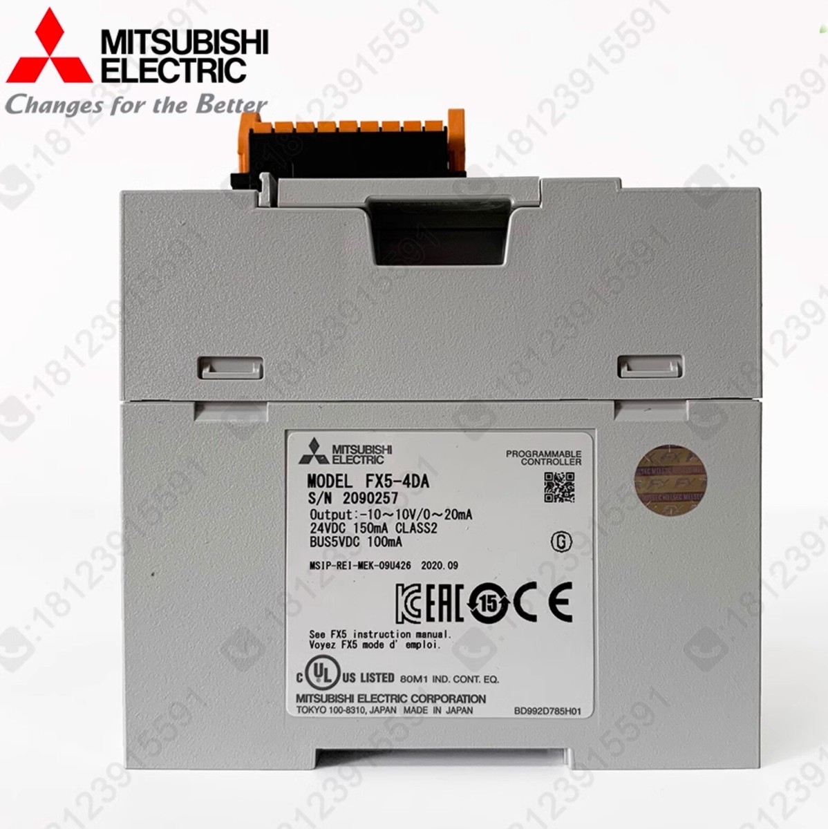 Mitsubishi PLC Programmable Controllers Processors Module FX5-4DA