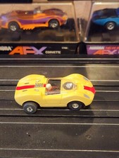 Aurora Thunderjet Tjet MCLAREN ELVA - Pale Yellow HO Slot Car Works