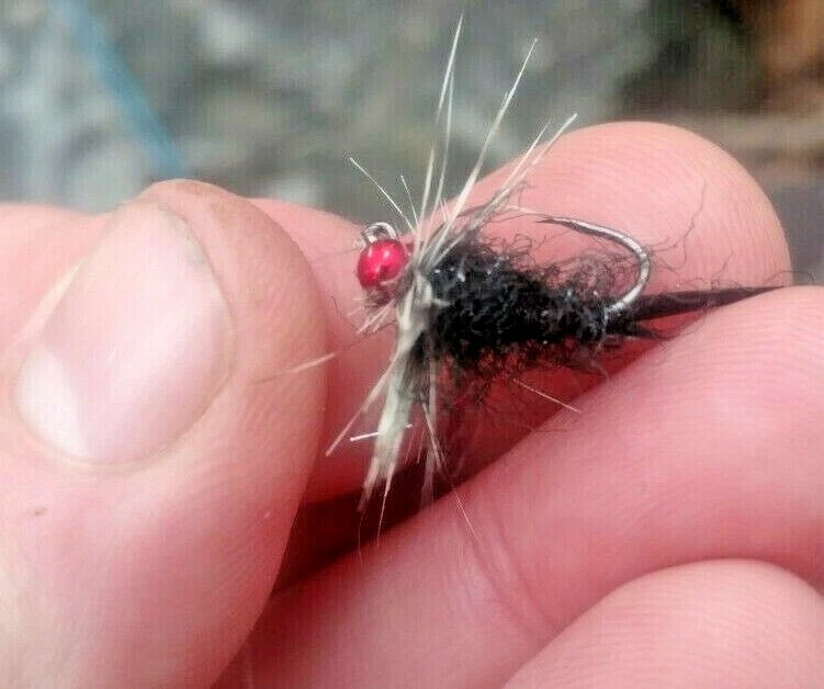 60°Jig Hook Competition Barbless #10#12#14#16#18 Euro Nymph Fly Tying 25pk Black - Image 2 of 4