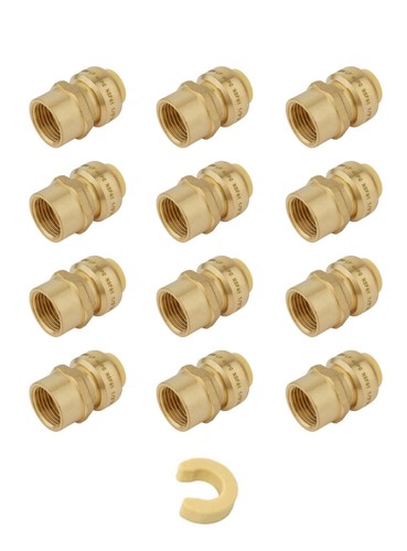 5 PCS EFIELD PUSH FIT 1/2"X 3/4" FEMALE ADAPTERS - Foto 6