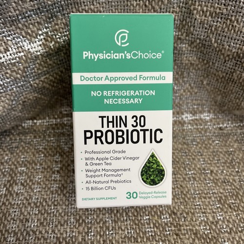 01/2024 Physicians Choice THIN 30 PROBIOTIC Prebiotics 15 billion CFU