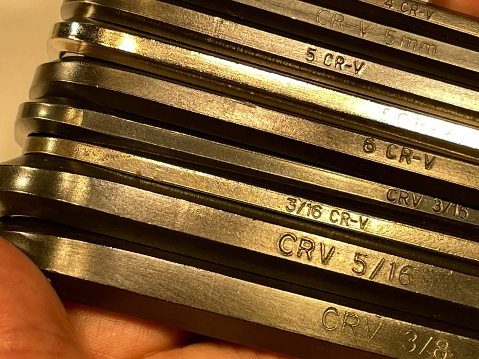 Hex Key Set CR-V Metric & SAE Hex Wrenches - Eklind Tool No. 91 19pc IN2220 - Image 4 of 4