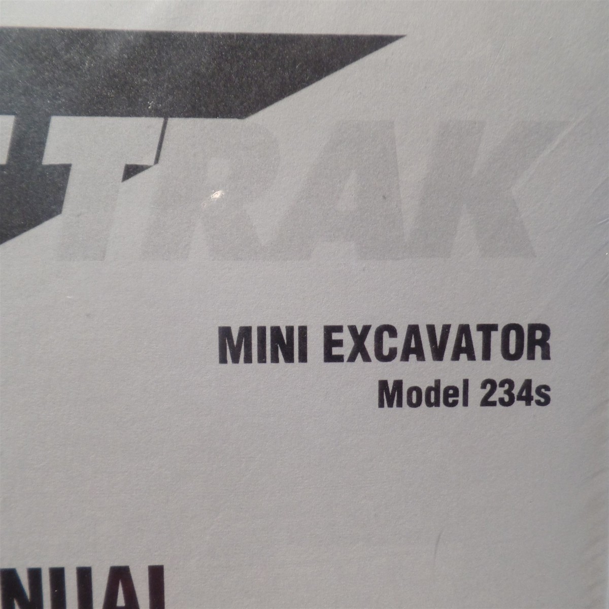 SCAT TRAK MINI EXCAVATOR MODEL 234S PARTS MANUAL, 8990399
