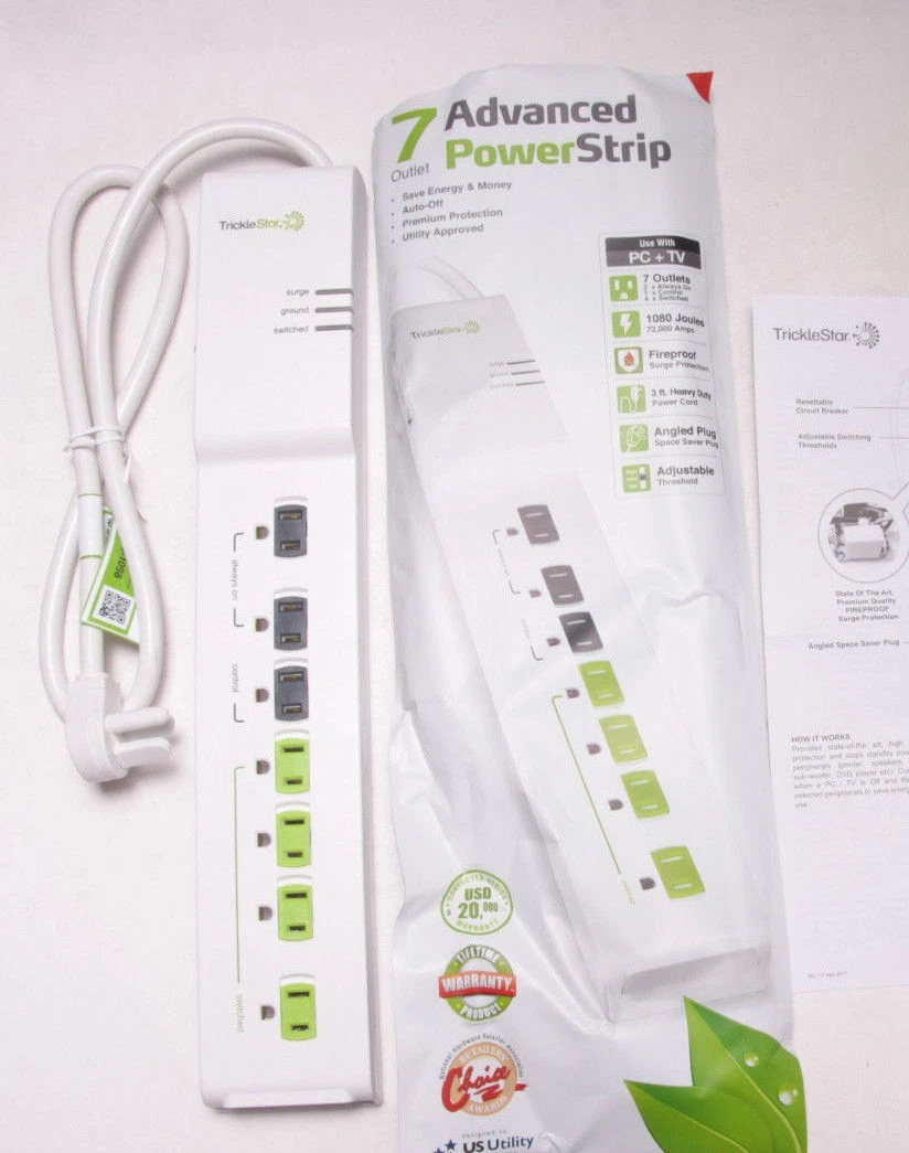 New tricklestar outlet 1080 joules advanced power strip 59 off
