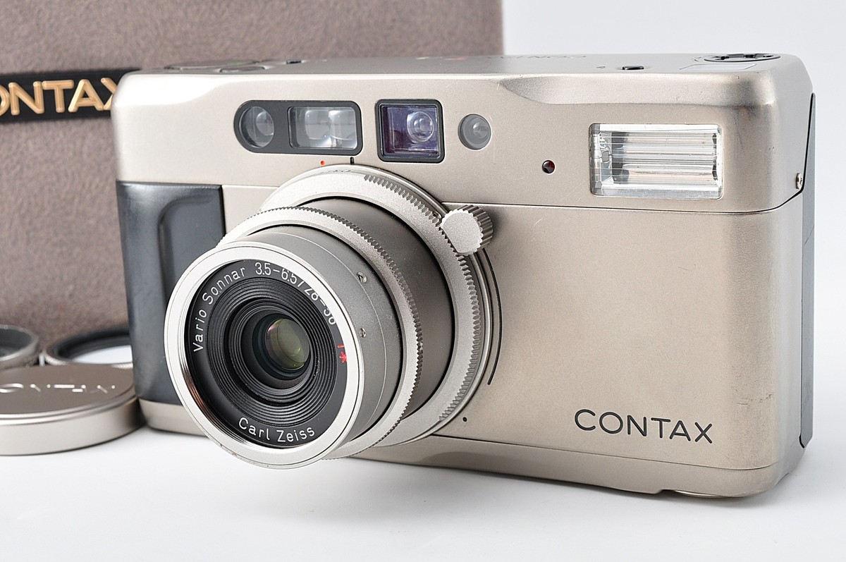 美品 Contax TVS 35mm Point & Shoot フィルムカメラ Contax Tvs 35mm Point and Shoot Film Camera