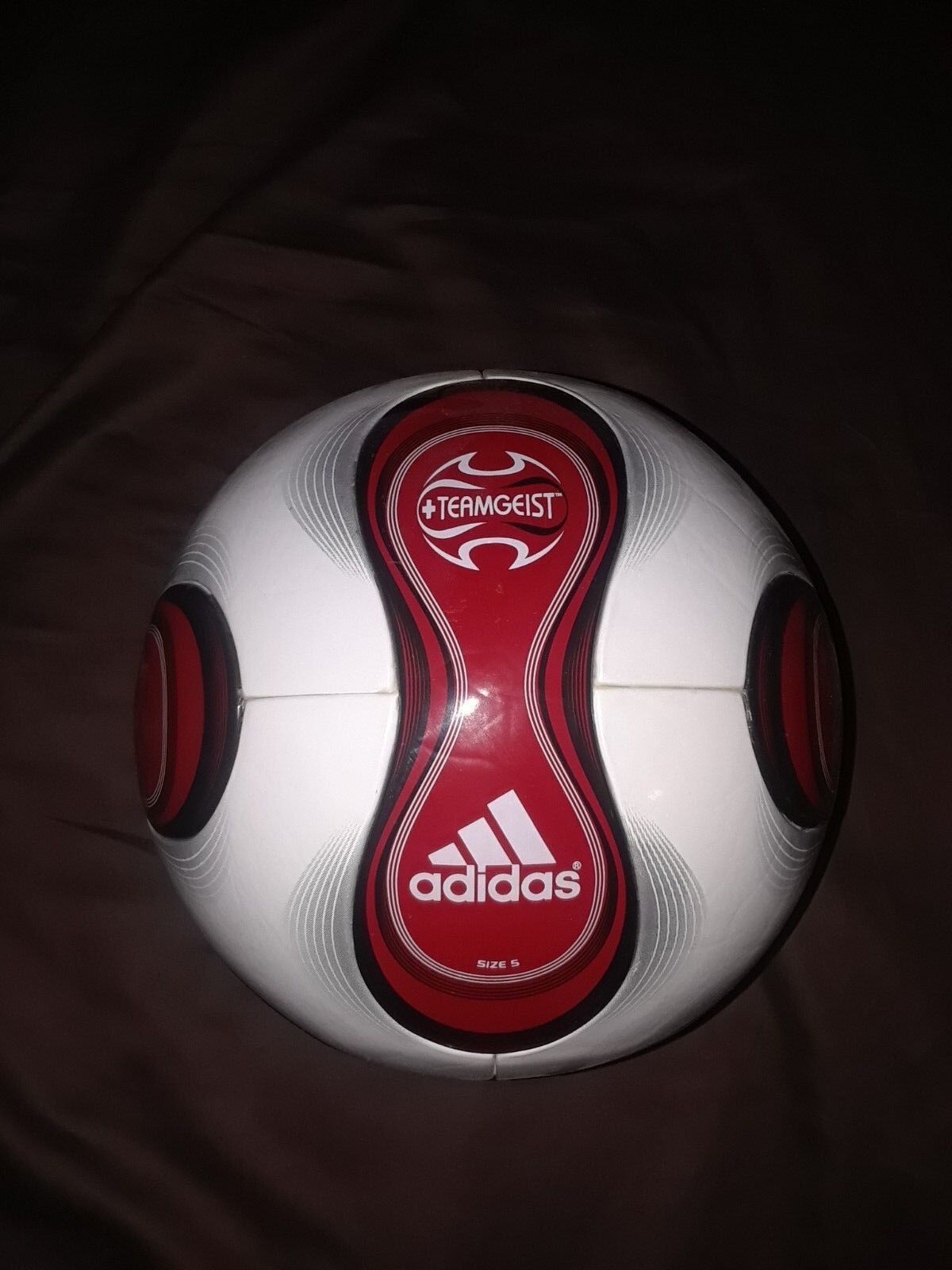 adidas red soccer ball