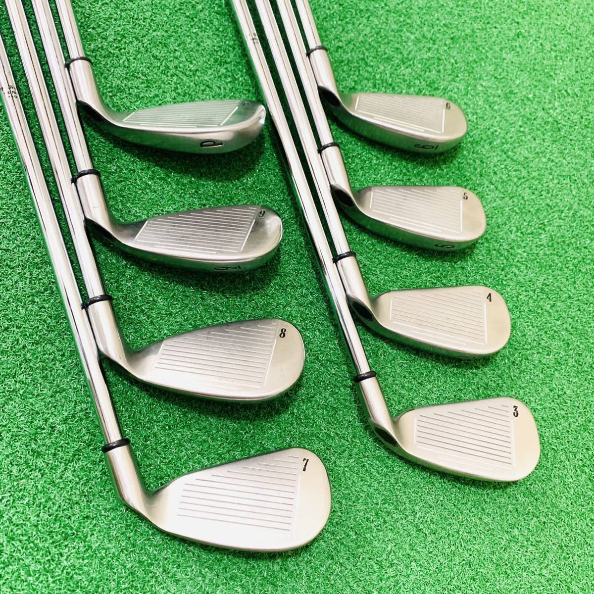 Callaway Left Handed Iron Set Steelhead X14 39P Steel Shaft Flex SR