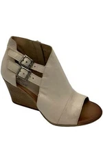 Miz Mooz Leather Heeled Sandals Kylar Linen