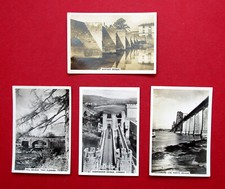 SENIOR SERVICE  4  PHOTO 1938 CIGARETTE CARDS  BRIDGES OF BRITAIN   40-41-42-43