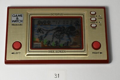 GAME&WATCH 任天堂　　OCTOPAS OC-22 Vintage Boxed Nintendo Game And Watch electronic console Octopus