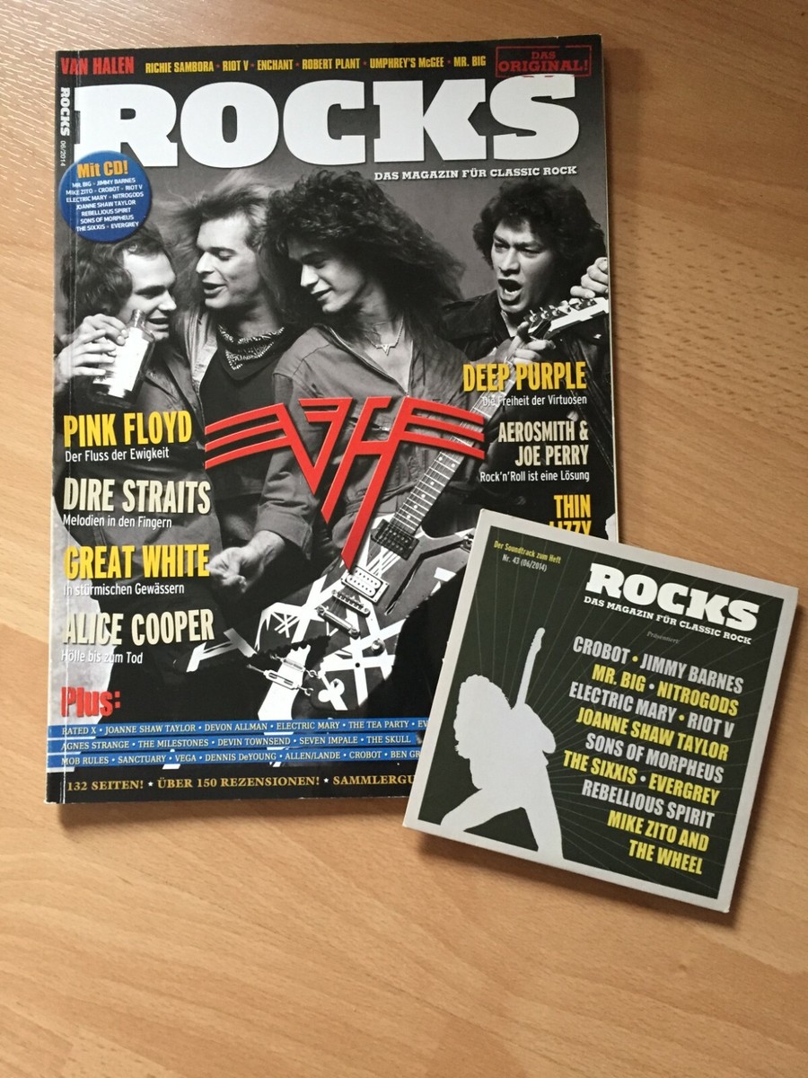 値下げ中！名盤セット QUEEN◻️VAN HALEN◻️PINK FLOYD ROCKS 6/2014 VAN HALEN Deep Purple Pink Floyd + CD Magazine