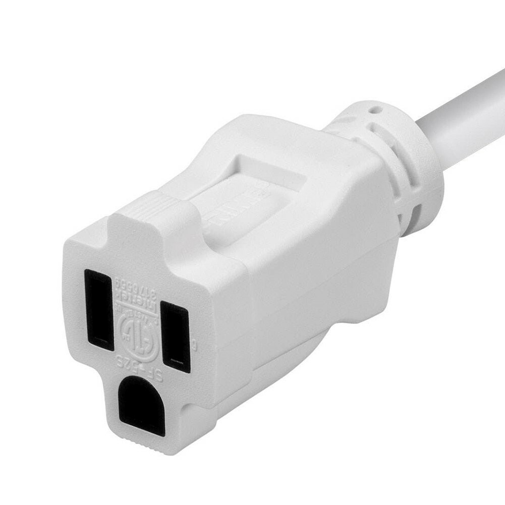 35FT Outdoor 16/3 AWG Power Cable Extension Cord NEMA 515P to NEMA 5