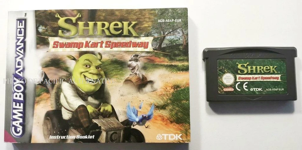 jeu SHREK SWAMP KART SPEEDWAY pour nintendo game boy advance course AGB-AS4P-EUR - Photo 1/1