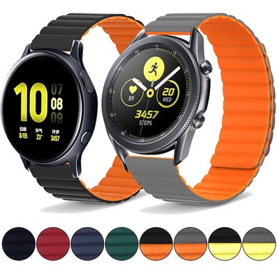 Silicone Band Magnetic Strap for Samsung Galaxy Watch 5 4 3 Active2 40/44mm 45mm