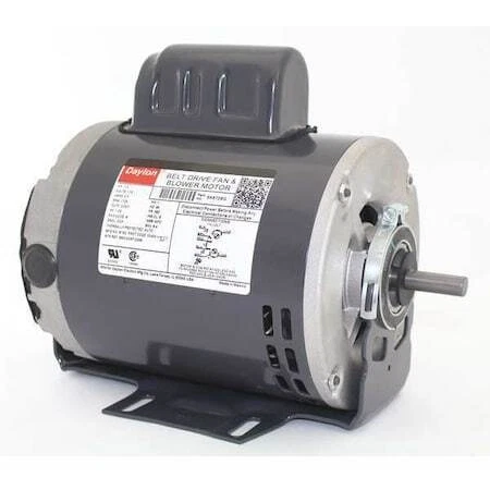 Dayton 6K872 Split-Phase Start/Capacitor-Run Belt Drive Motor, 1/2 Hp, 56Z