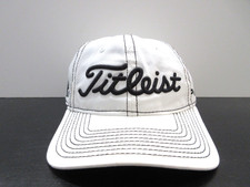 Titleist Hat Cap Strap Back White Black Pro V...