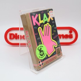 NES Nintendo TENGEN'S KLAX - NEW & Factory Sealed with Authentic V-Overlap Seam!