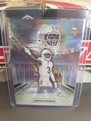 2026 Topps Jordan Addison Victory Ink Auto VI-JA Vikings On-Card Autograph