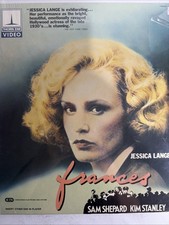 Frances - Jessica Lange CED Video Disc Sealed New