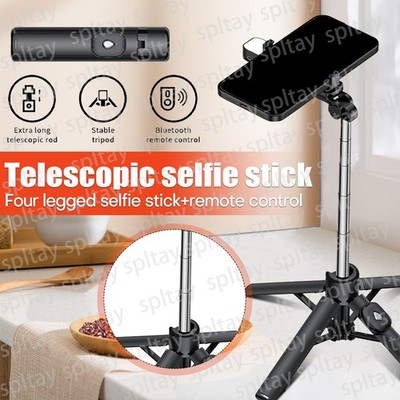     Bluetooth Selfie Stick Stativ Handy Stativ Teleskop Stange mit Fernbedienung
