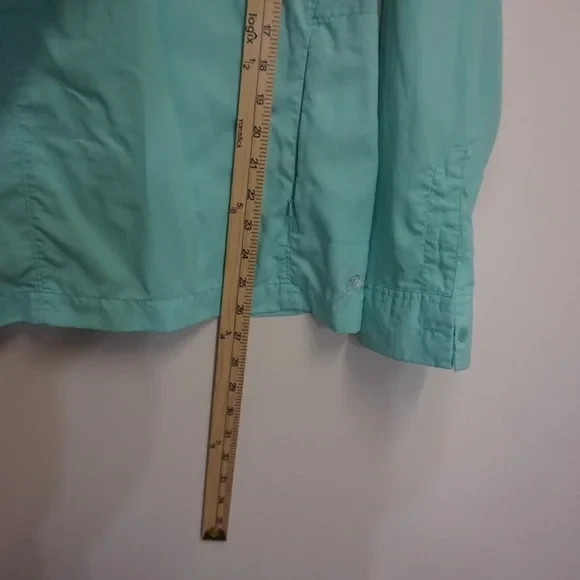 Blue cloud veil half button pullover windbreaker … - image 5