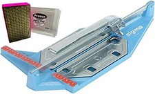 SIGMA 7F 14” Pull Tile Cutter + 60 Grit Hand Pad SHIPS FROM USA