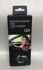 Auto Smith Wireless Headset with car charger. Brand New In Box