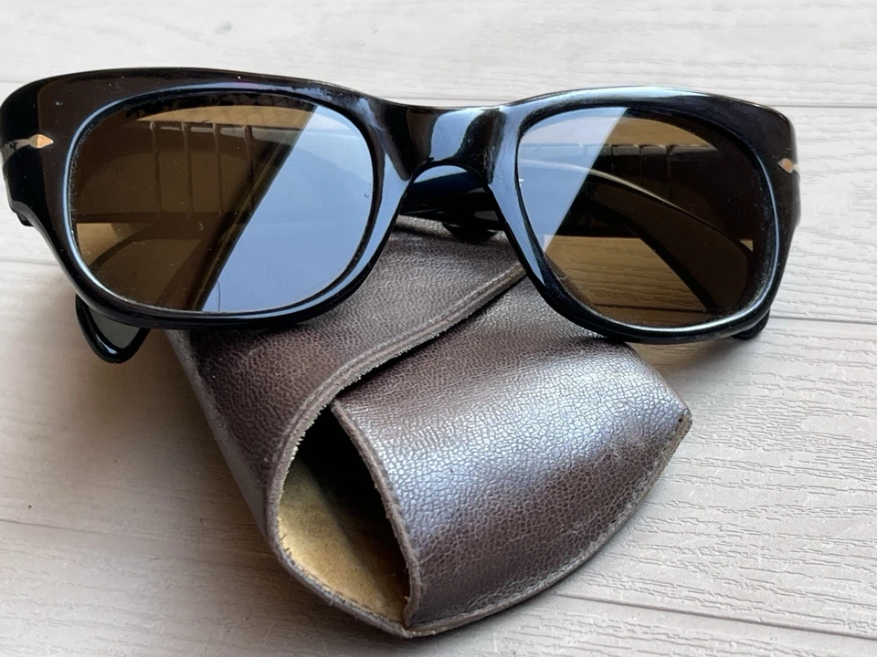 Flecha de plata vintage Persol Ratti 6200 edición Hassan años 80 Italia 51 mm y estuche Foto 4 de 4