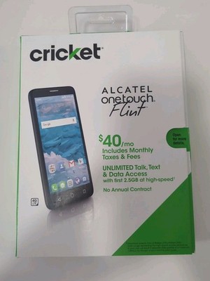 Alcatel OneTouch Flint Cricket Wireless 4G LTE Android Smartphone   NEW